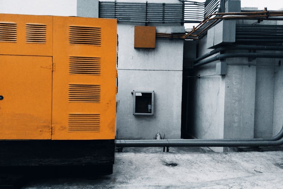 licensed electrician installing a standby generator automatic transfer switch