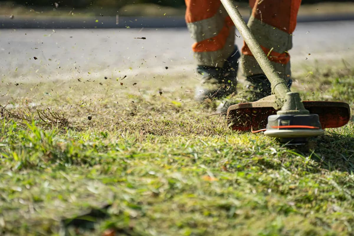 Landscaping contractor working in Arlington, TX